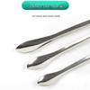 Stainless Steel Sampling Spoon Set: Single, Double, Square Head Options, Large to Small Sizes (16, 18, 20, 22cm)