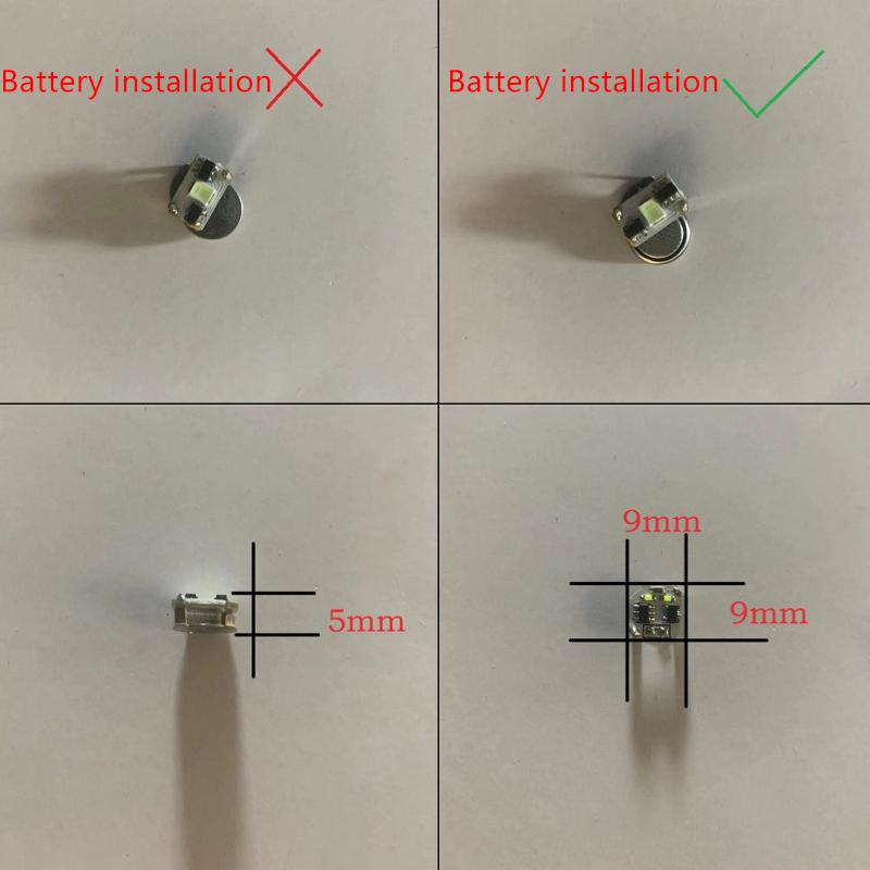 1 шт. Светодиодная лампа-магнетрон, моделирующая, светодиодная яркая беспроводная лампа, игрушки для DIY, модель, магнитные индукционные огни с кнопочной батарейкой + магнитом