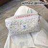 Fresh Lace Floral Design Pen Bag Large Capacity Multifunctional Stationery Bag Pencil Case Students Back To School