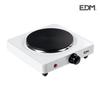 Plaque De Cuisson Électrique Portable - Edm - 1000w - 1 Plaque - Blanc