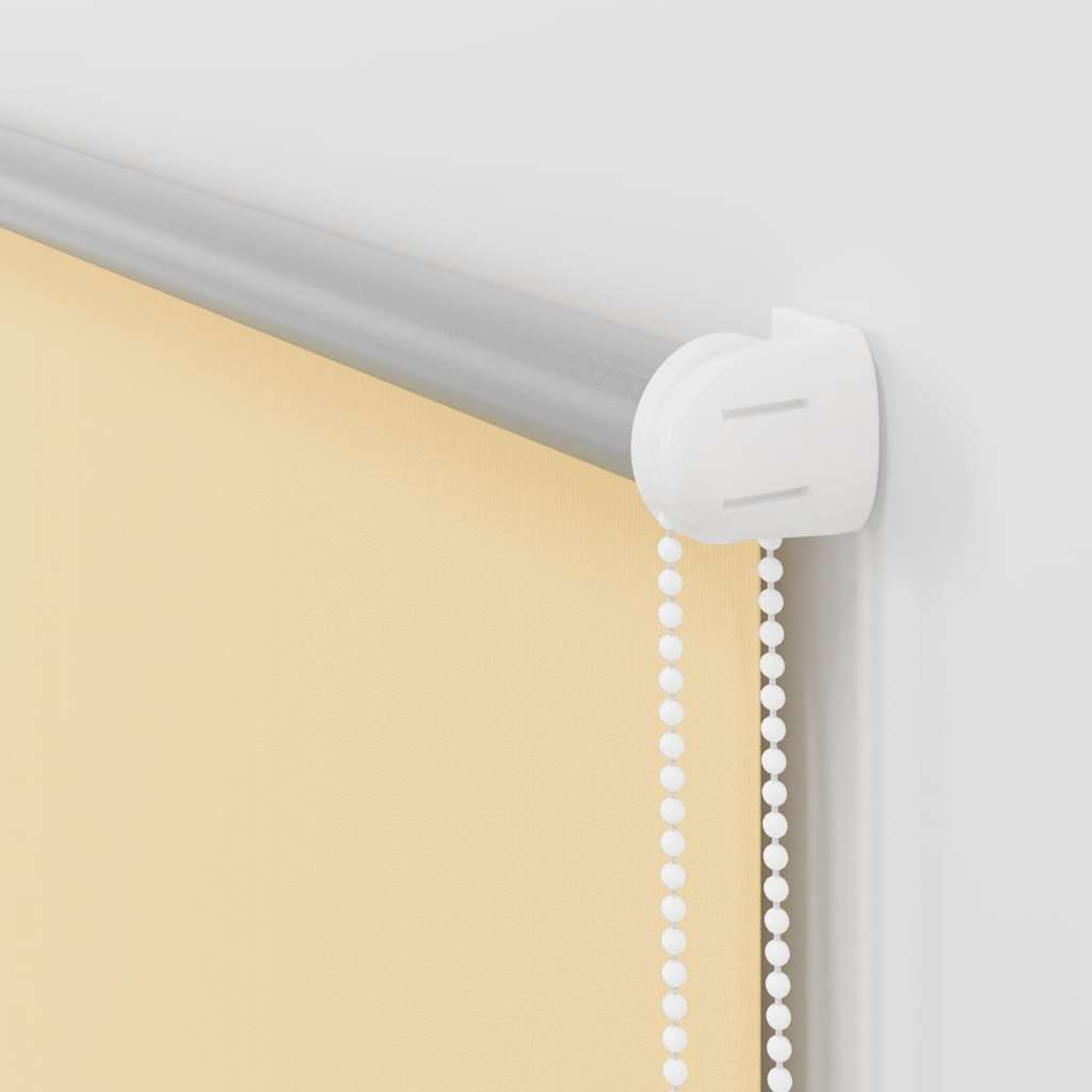 Blackout Roller Blind Beige 75 x 150 cm Fabric Width 70.7 cm Polyester