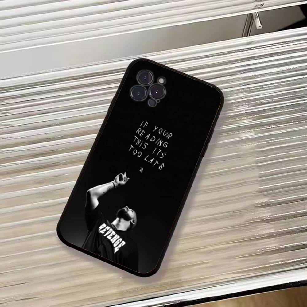 Чехол для телефона R-Rapper D-Drake Силиконовый Мягкий Для IPhone 17 16 15 14 13 12 11 X XR Plus Pro Max Plus