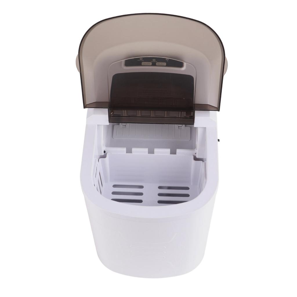 Ice Maker Machine ABS White 112W Household Ice Making Machine for Small Market Restaurant Kitchen