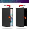 For Lenovo Xiaoxin Pad Pro 12.7 Inch 360 Degree Rotating Leather Case with Wake/Sleep TB373FU/TB375FC Funda