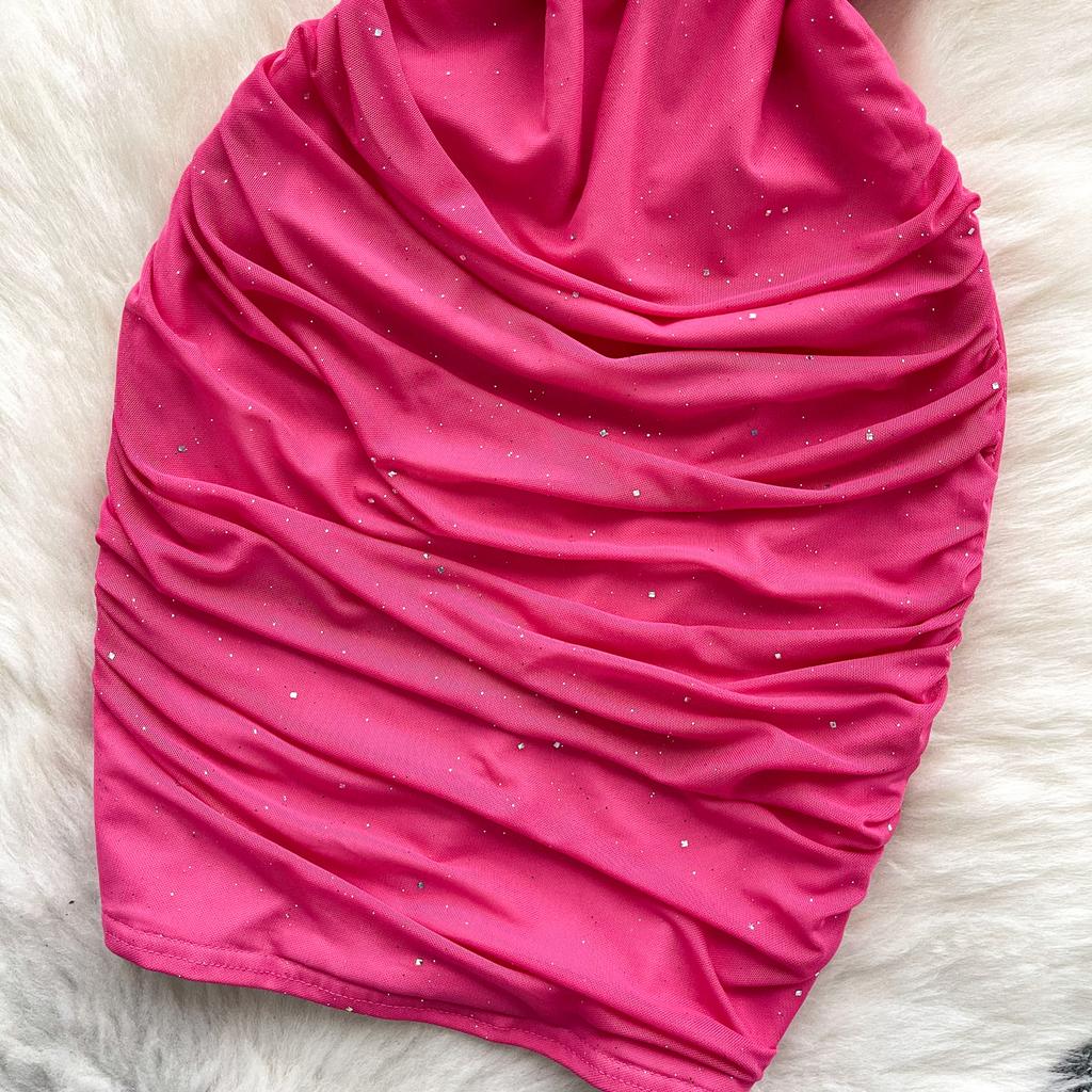 Летние женские сексуальные бретельки через шею с открытой спиной, блестящие, облегающие, мини-короткие, клубные платья для вечеринок