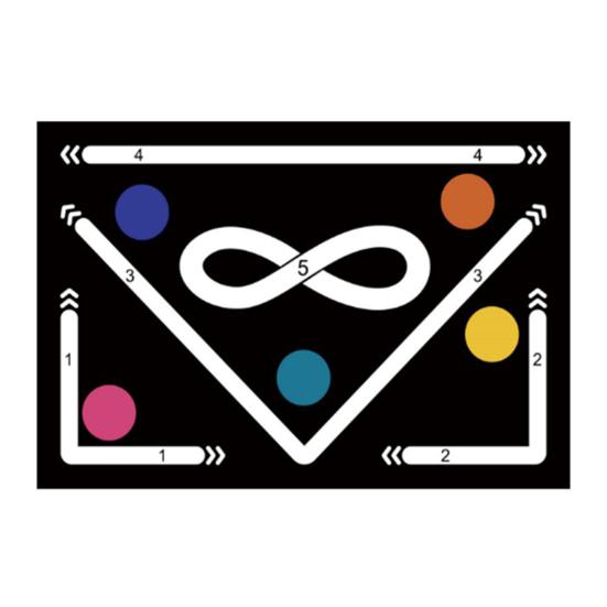 Баскетбольный тренировочный мат для работы ног, нескользящий, с низким уровнем шума, тренировочный мат для баскетбольной системы, тренировочный мат для ловкости и работы ног для тренировки дриблинга дома