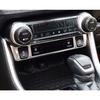For Toyota RAV4 2019-2025 Silver Steel Center Console Heated Seat Button Frame