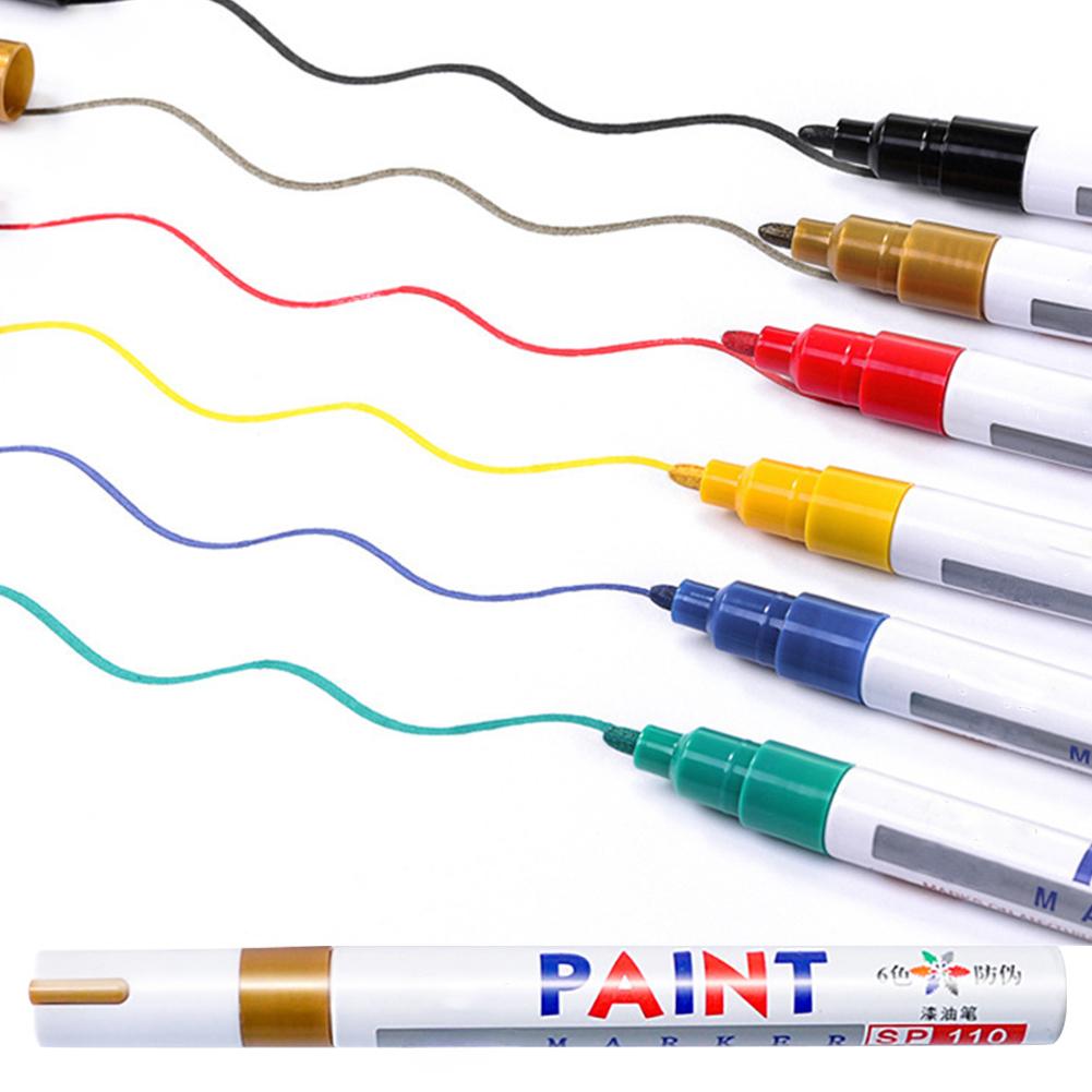 Белый Черный Красный маркер для рисования масляные водостойкие ручки для рисования каллиграфии граффити принадлежности для рисования своими руками