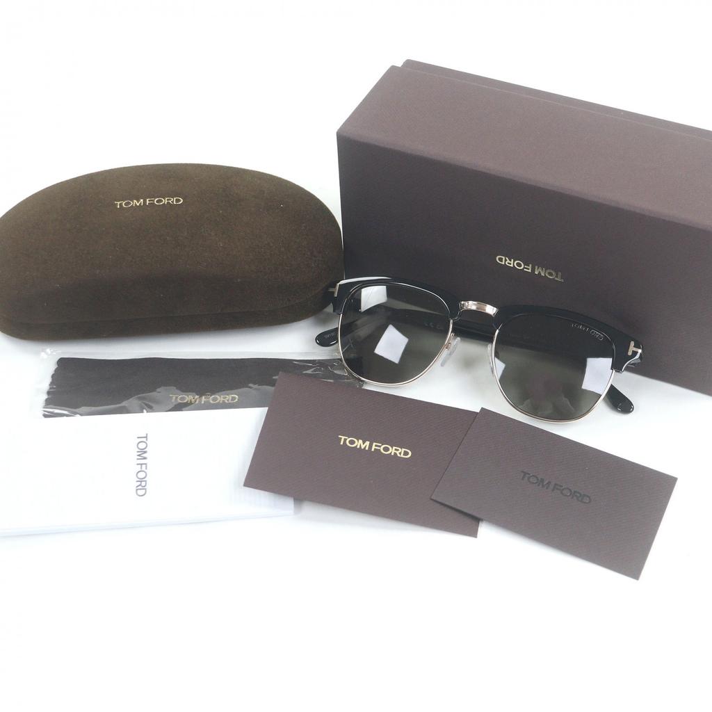 Отличные солнцезащитные очки TOM FORD Henry с полуободком Б/у