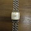 [USED] SEIKO Square Face Stainless Steel Wristwatch