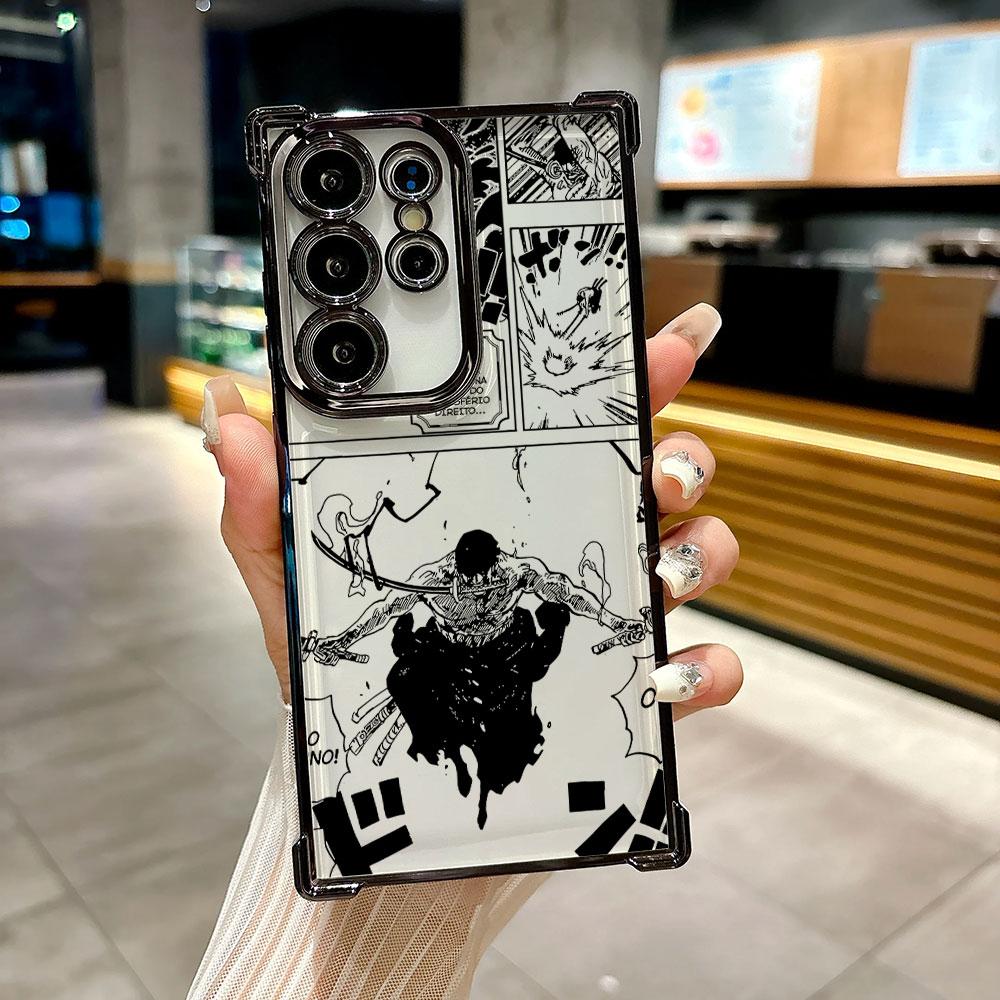 Чехол-бампер Roronoa Zoro One Pieces Manga для телефона Galaxy S26 Ultra Чехол для Samsung S26 S25 S24 S23 S21 Ultra S20 FE S25 Plus