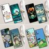 Phone Case For Samsung Galaxy A32 A33 A31 A23 A22 A21S A13 A12 A11 A03 A02 Cute  Cases Cover Studio Ghibli Totoro Miyazaki Anime
