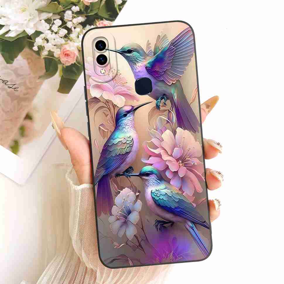 6,3" Чехол для Vivo V11i Милый Кот Кролик Защитный Ударопрочный Чехол Vivo V11i V 11i 1806 VivoV11i Мягкий Силиконовый Чехол для Телефона