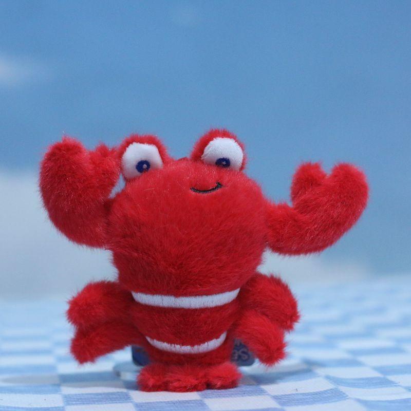 Cute Plush Ocean Animal Keychain With Colorful Shark Crab And Octopus For Kids