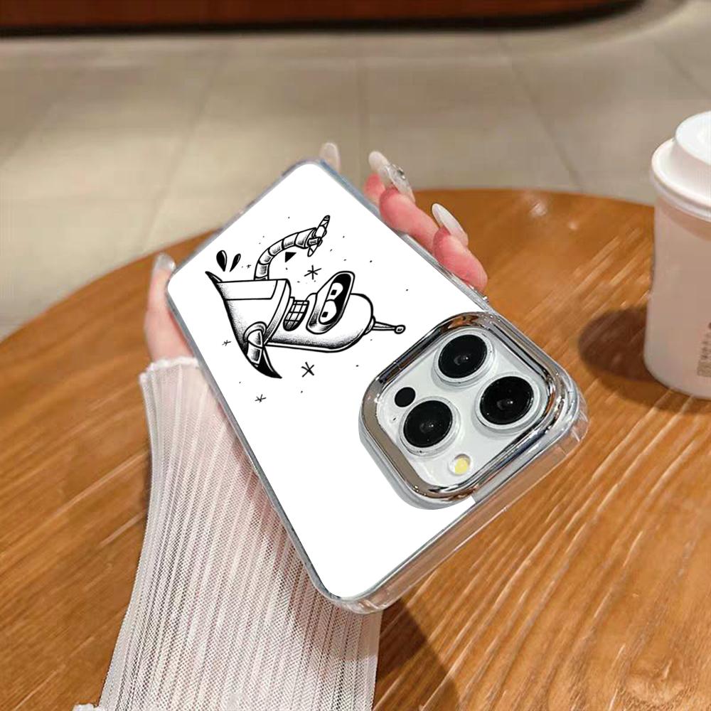F-Futurama Anime B-Bender Phone Case For Iphone 17 16 15 14 13 12 11 Pro Max Xr Air Plus Silicone Cover Silver Hard Shell Cover