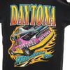 GILDAN 90s Made in USA Old Daytona Short sleeve T-shirt L black Men's Used
