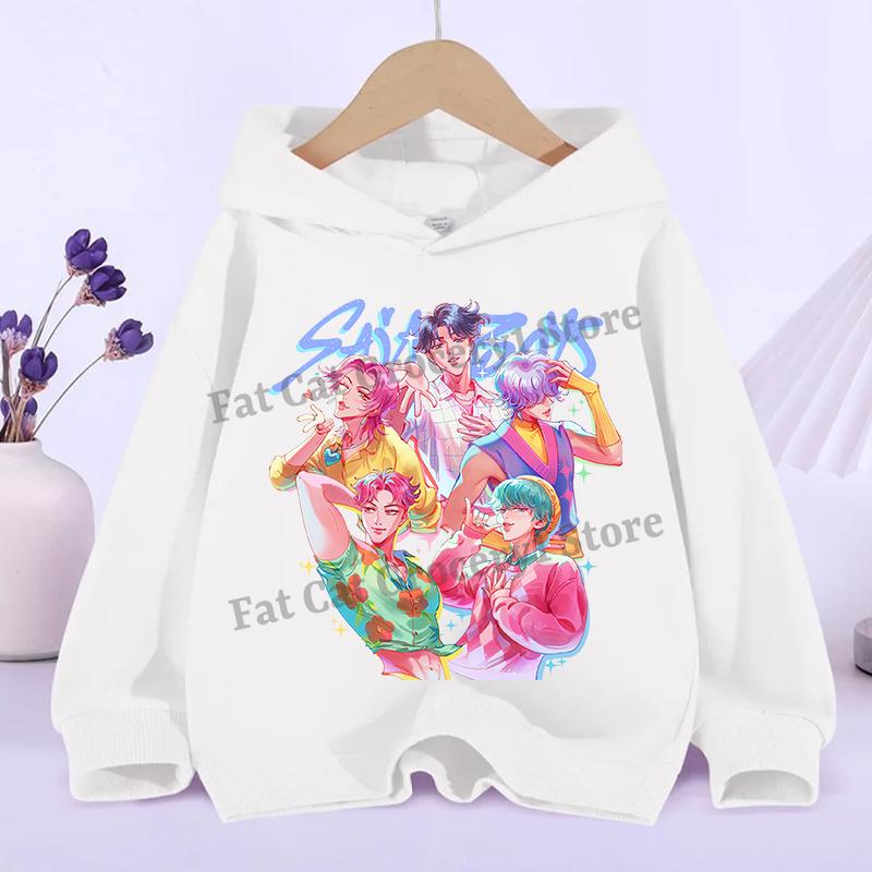 Kpop Demon Hunter Best-selling Children Kawaii Irumi Mira Zoe Hoodie 2025 Autumn Winter Fashion Casual Girls Sports Hoodie