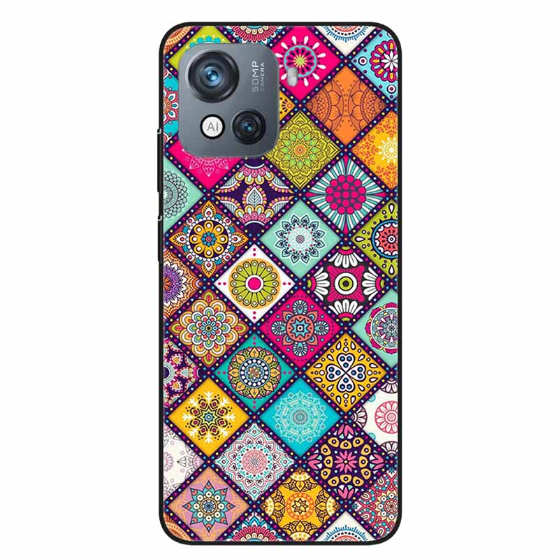 For Blackview Oscal C80 Case C 80 Marble Printing TPU Silicon Soft Phone Covers for Oscal C80 OscalC80 Back Cases Black Shells