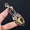 Septarian Gemstone Pure Copper Wire Wrapped Handmade Pendant Jewelry