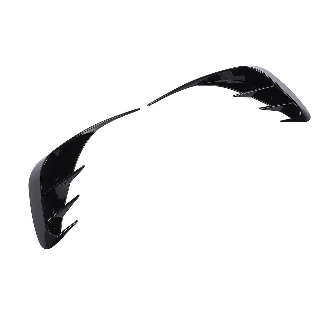 Пара спойлеров на боковые вентиляционные отверстия заднего бампера, глянцево-черные, спортивный вид, аэродинамические для универсала 3 серии G21 M