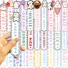 30 шт. закладок с героями мультфильмов, милые креативные закладки для чтения из бумаги для самостоятельного украшения бумажных книг и маркеров для чтения