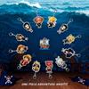 Аниме One Piece Акриловый Брелок-Подвеска Луффи Чоппер Зоро Ророноа Аксессуар для Рюкзака Легкий Переносимый Портативный Милый Мини
