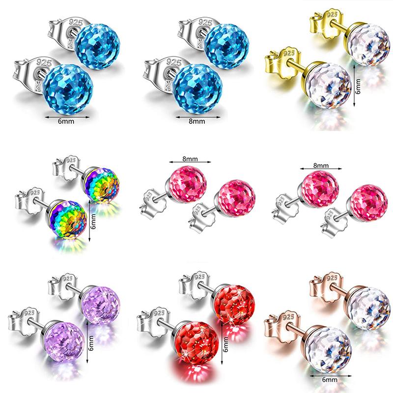 1Pair Magnetic Slimming Earrings Lose Weight Body Relaxation Massage Ear Studs