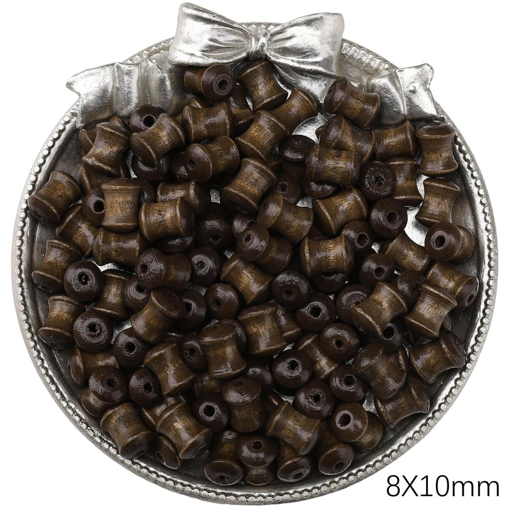 Натуральный Деревянный Тон Свободные Бусины для DIY Изготовления Ювелирных Изделий - Идеально подходят для Браслетов и Ожерелий