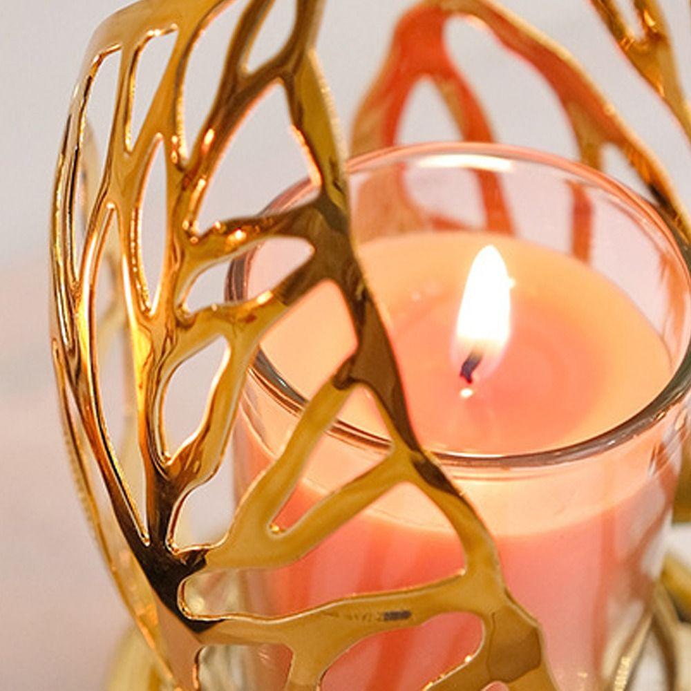 Подсвечник в скандинавском стиле, настольный орнамент, реквизит для ужина при свечах, фестивальный декор, принадлежности