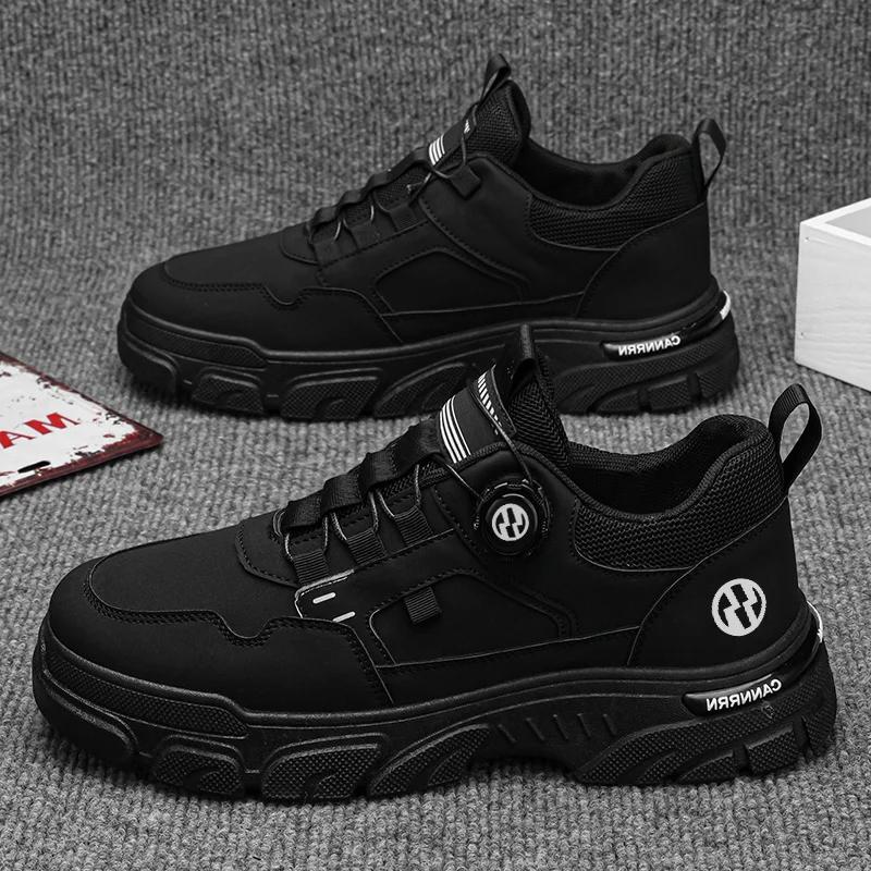 Модные новые осенние дышащие повседневные спортивные туфли для комфортного бега, белые туфли на толстой подошве для мужчин, вулканизированная обувь