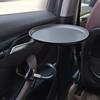 with Clamp Car Cup Holder Tray 360° Swivel Arm Car Tray Table Drink Stand  Mobile Phone Holder