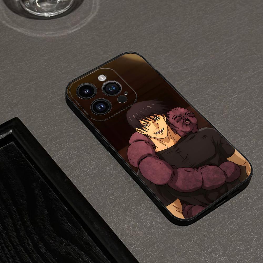 Чехол для телефона Toji Fushiguro Jujutsu Kaisen для iPhone 16 15 11 13 14 Pro Max 7 8 Plus X Xr Xs Max 12mini Черный корпус