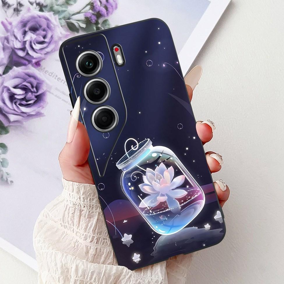 Для Tecno Camon 40 Pro 4G Чехол CM6 Милый Кот Модные Цветы Крутая Расписная Задняя Крышка Для Tecno Camon 40 Pro 4G Чехол для Телефона Funda