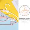 10pcs Baby Hangers Plastic Kids Clothes Storage Hanger for Nursery Children Hangers Toddler Infant Portable Coats Home Rack