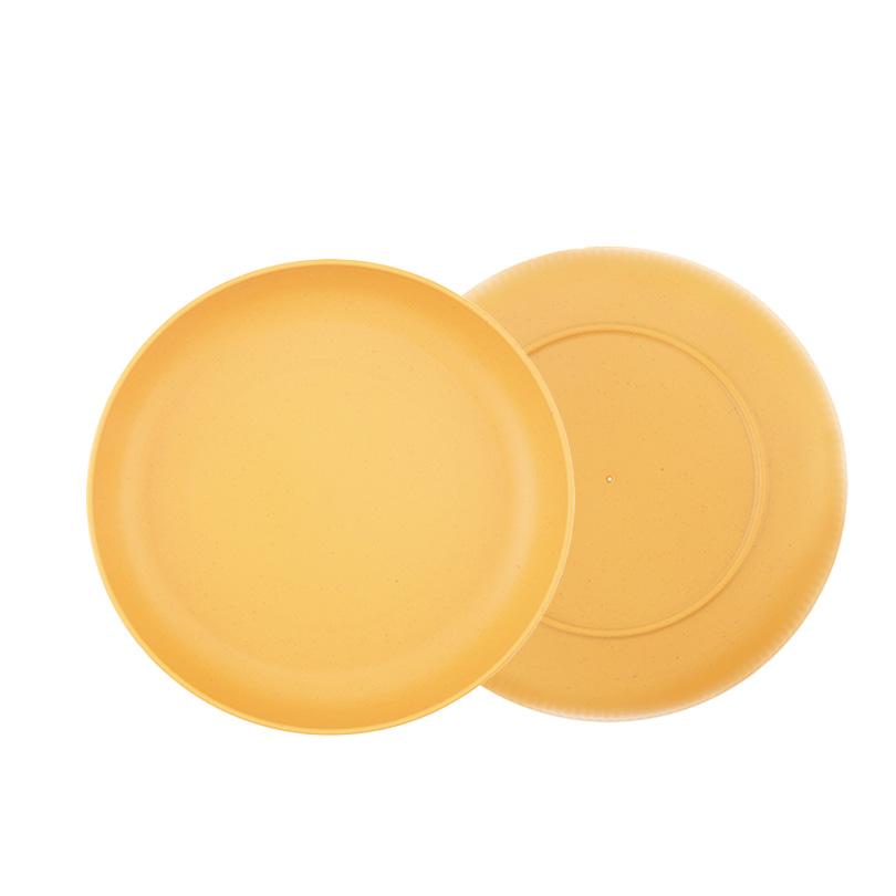 4 шт. 8,9-дюймовые небьющиеся легкие тарелки из пшеничной соломы, пищевые, разноцветные, глубокие тарелки для микроволновой печи и посудомоечной машины