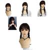 Halloween Wednesday Addams The Addams Family Hair Weaving Girl Wig