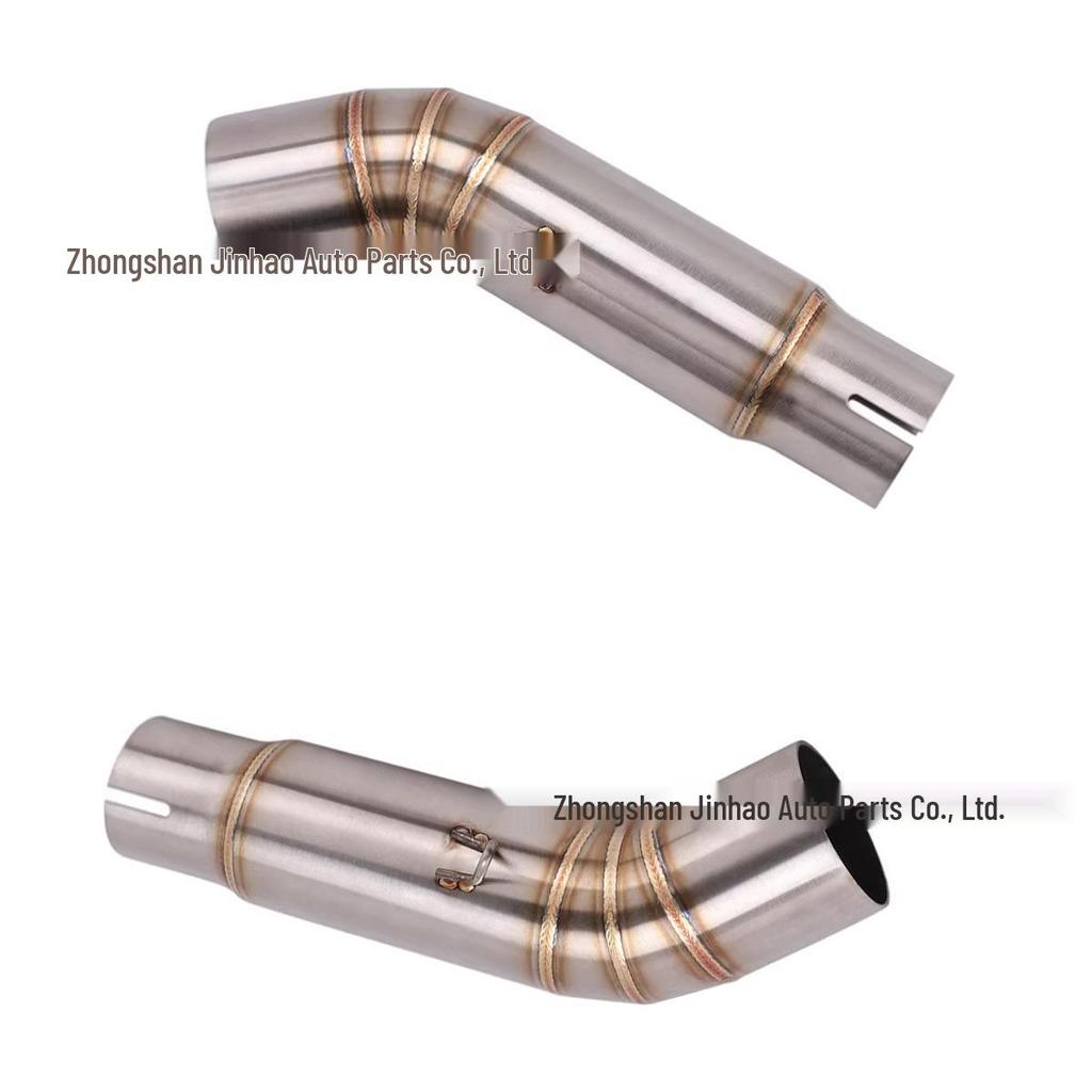 Titanium Front Exhaust Pipe for 2021 Suzuki GSX-R Models - Ideal for Motorcycle Modification.