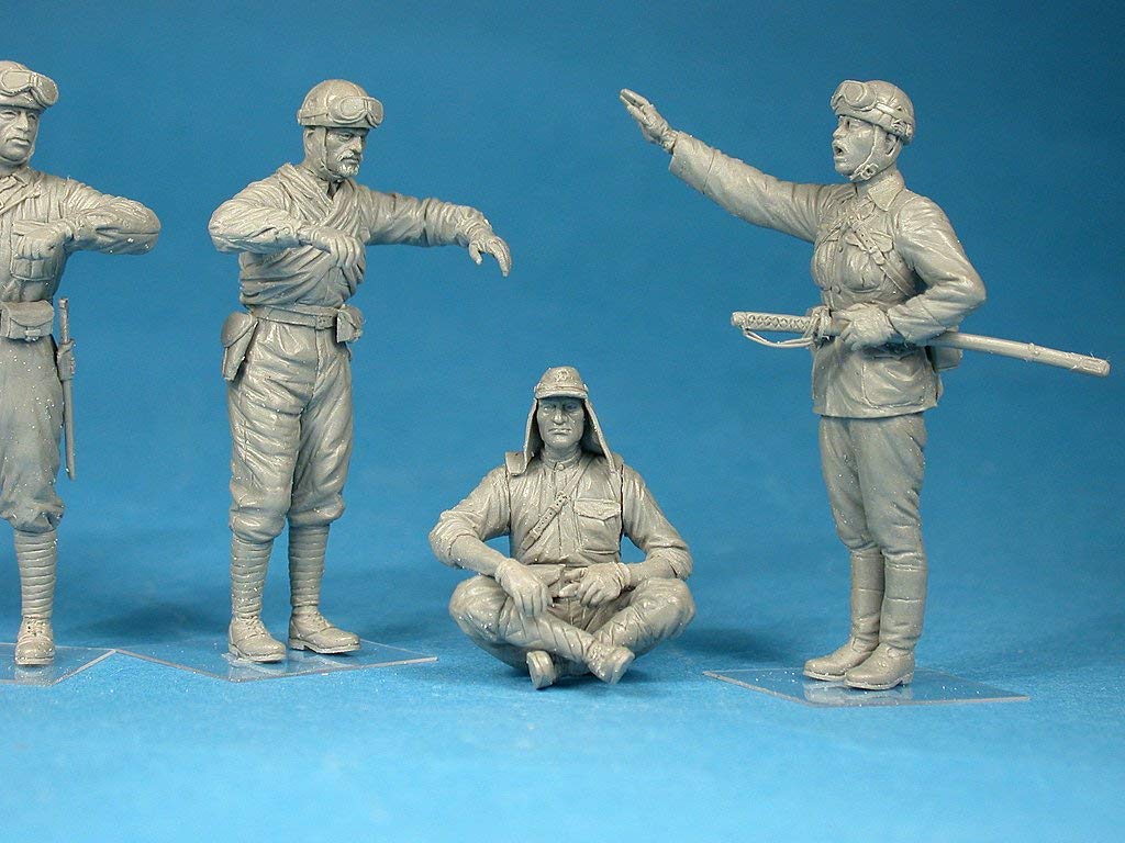 Miniart Набор фигурок японского танкового экипажа Пластиковая модель 1/35 (5 фигур)