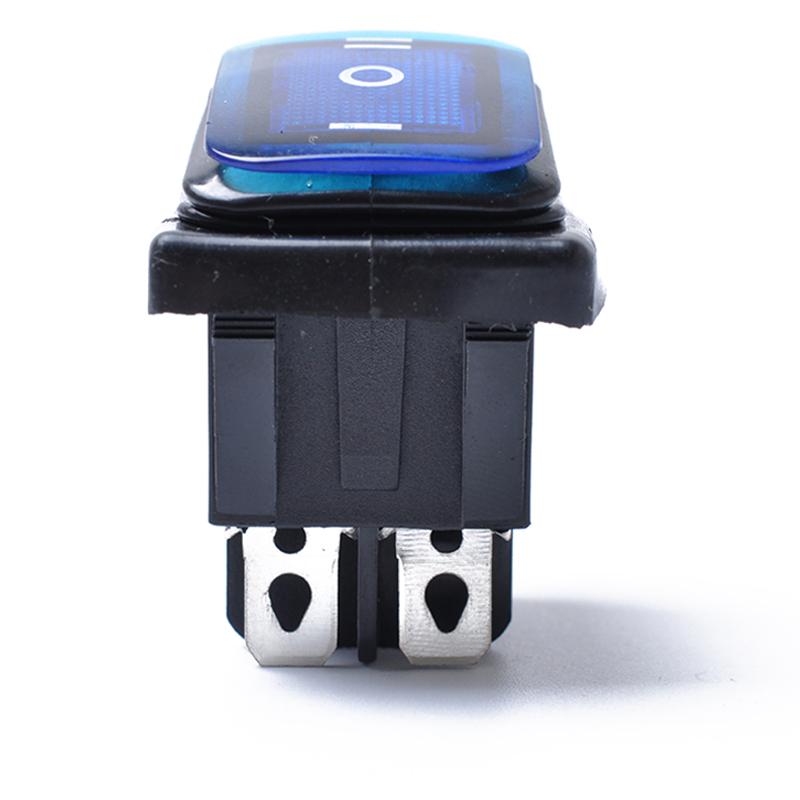 Вкл-Выкл-Вкл 6-контактный 12 В Автомобильный Лодочный светодиодный кулисный переключатель с фиксацией водонепроницаемый переключатель