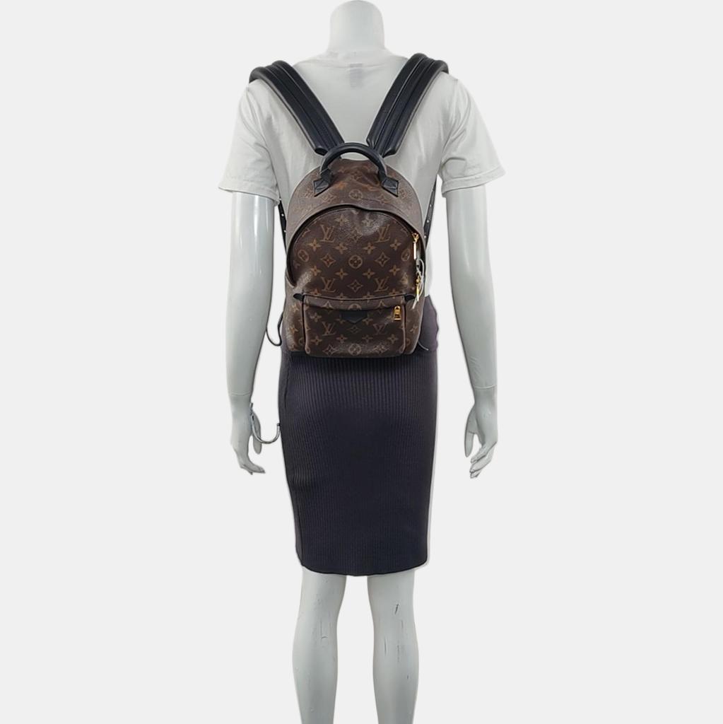 [Pre-Owned] Palm Springs Monogram Canvas Zipper Backpack - Very Good #1DJ0KIN