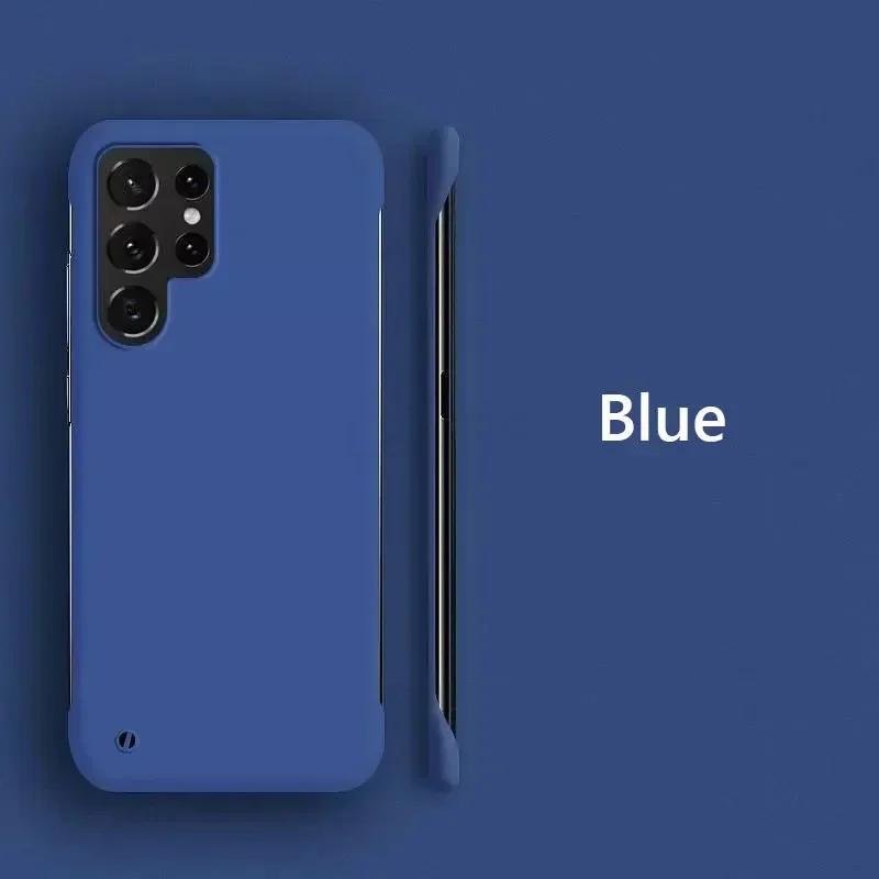 Безрамочный Тонкий Жесткий Чехол-Накладка Skin На Для Samsung Galaxy S25 S23 FE S24 Ultra S21 FE S22 Plus 5G Ударопрочный Fundas Coque