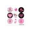Pink Ribbon Awareness Sticker Decorative Sticker Breasts Cancer Awareness Labels for Event Gift Letter Package Sealing