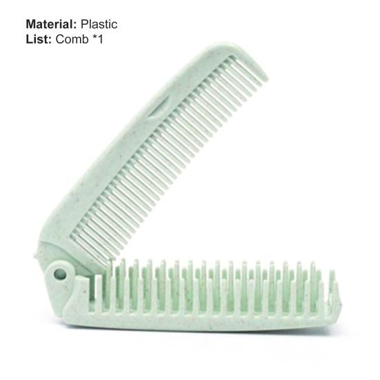 Расческа для волос, экологически чистая пластиковая дорожная сумка широкого применения, складная расческа для девочек