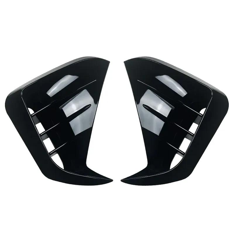 2Pcs Front Bumper Trim Canards For KIA Stinger 2017-2023 Front Bumper Side Vent&Grill Blade Trim Cover Car Styling Accessory