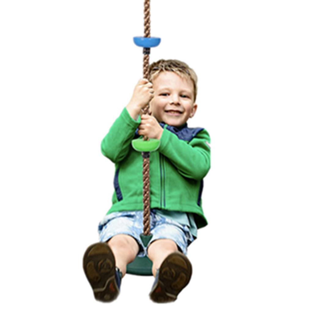 Climbing Rope Swing PP Metal Nylon Multiple Purposes Anti Slip Disc Swing Set for Outdoor Children