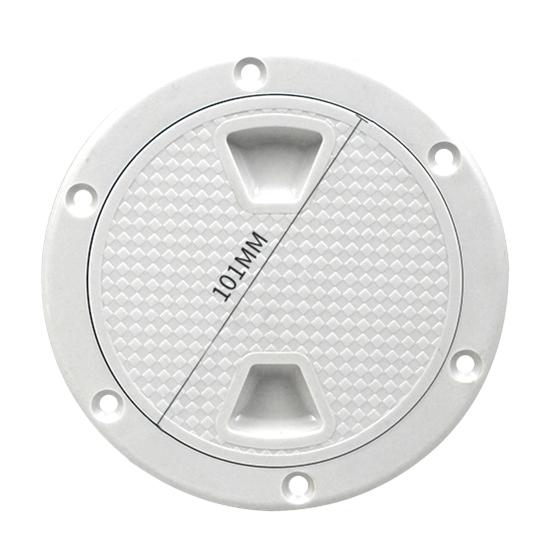 4/6/8 Inch Round Deck Cover Non-Slip Deck Plate for Marine Boat Kayak Canoe
