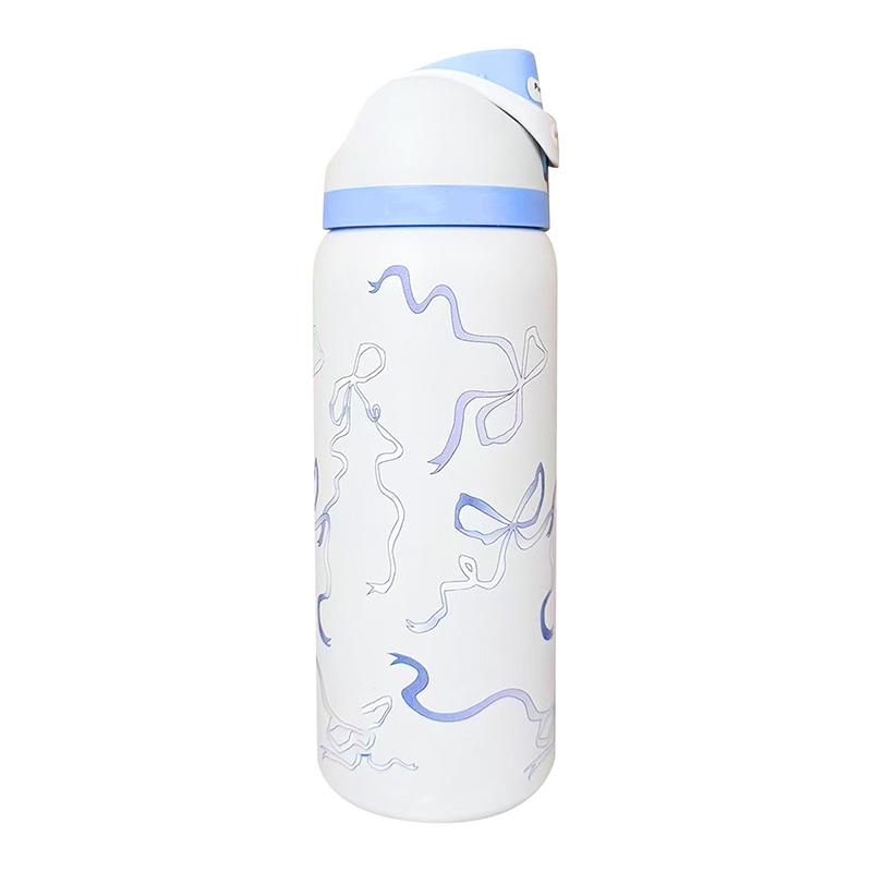 Мультяшные вакуумные фляги и термосы Бутылка для воды Посуда для напитков Термос Тамблер из нержавеющей стали Термокружка для холодного горячего кофе