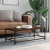 VidaXL Coffee Table Brown Oak 100x50x35 Cm Engineered Wood 835333