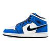Air 1 Mid SE GS Signal Blue Kids Sneakers White Black BQ6931-402