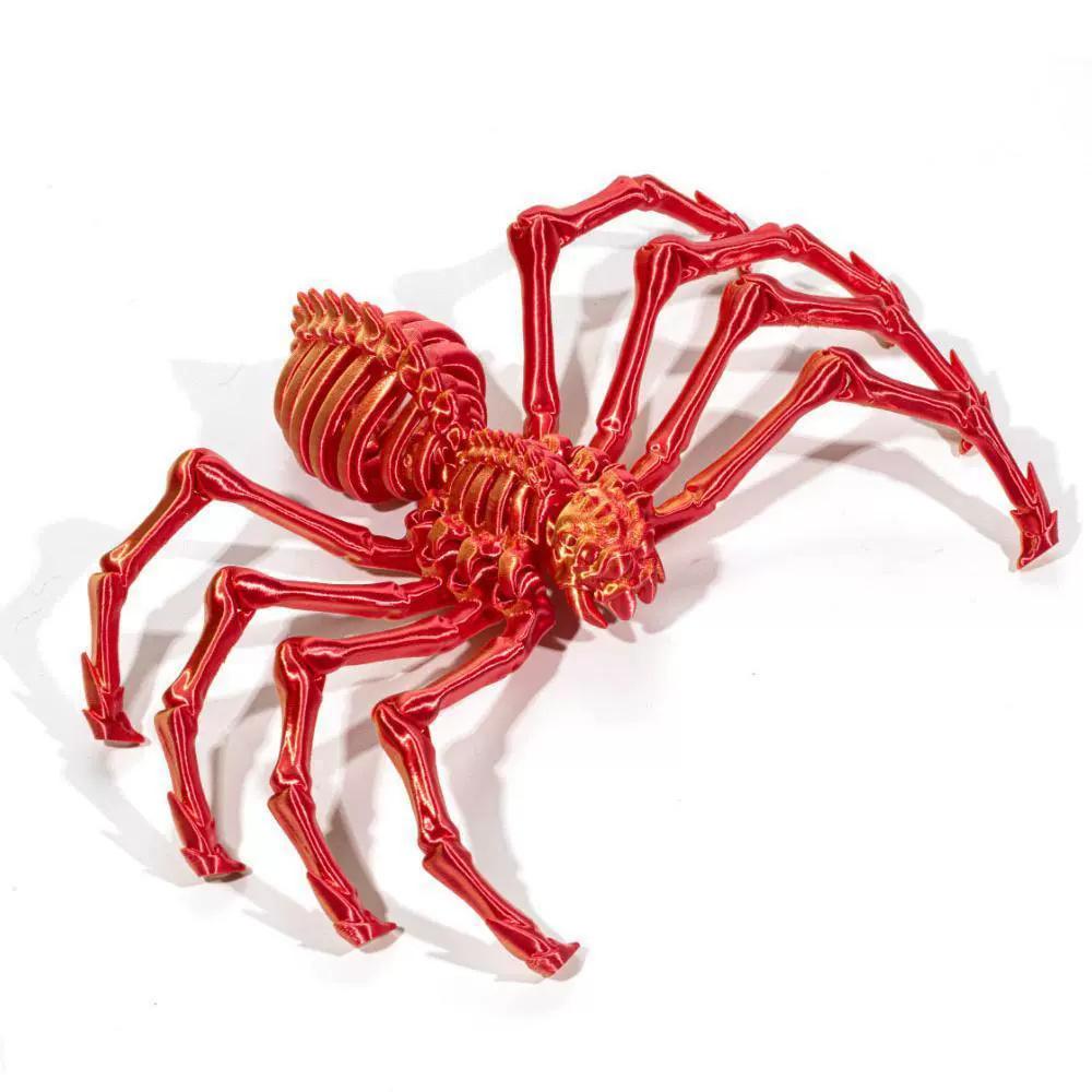 3D Printed Retractable Spider Movable Joint Fidget Simulation Rotatable Articulated Office Desktop Ornament Decoration Crafts